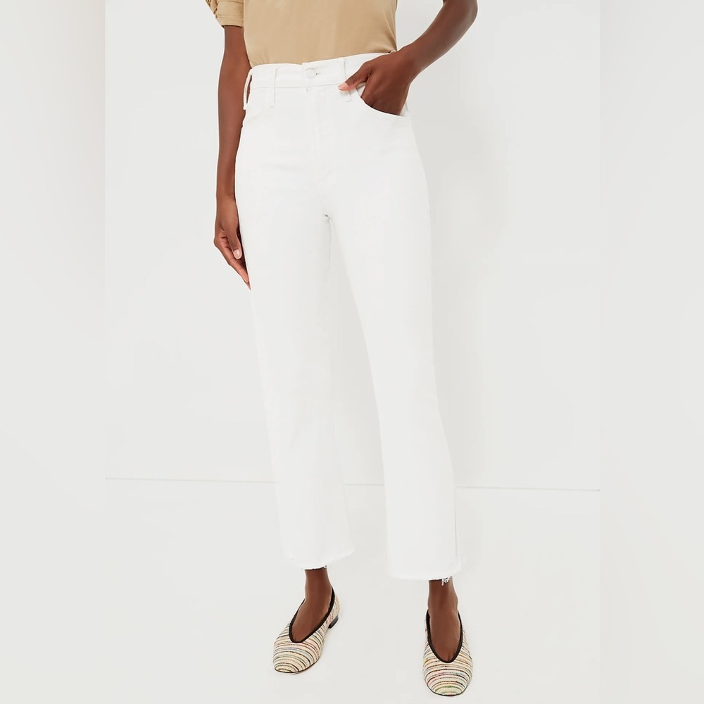 MOTHER The Hustler Ankle Fray Jeans in Fairest Of Them All